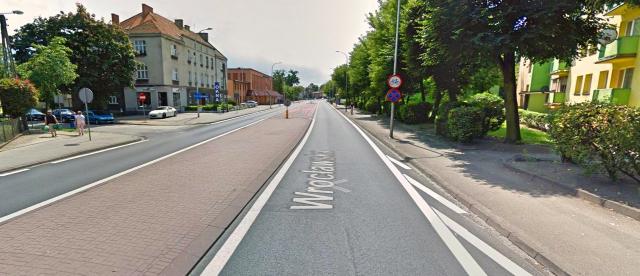 na fot.: ul. Wrocławska w Ostrowie