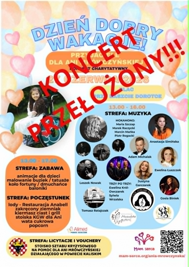 Odwołany przez upały