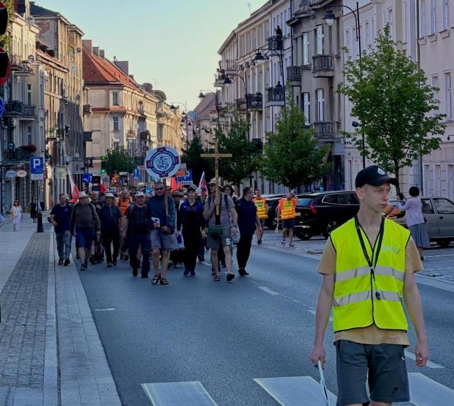 Pielgrzymi na szlaku