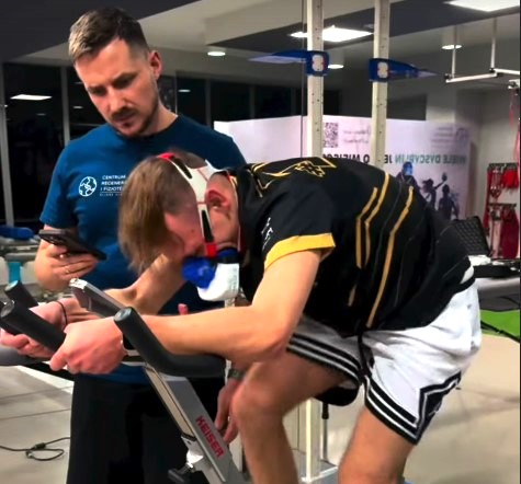 Krawczyk w intensywnym treningu