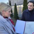 na fot. posłanka Karolina Pawliczak / KO i Grzegorz Kulawinek / v-prez. Kalisza