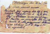 na fot.: list w butelce z czasów II wojny światowej