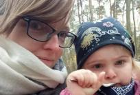 na fot. od lewej: Anna Muszyńska i Helenka