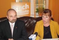 od lewej: Mariusz Chlebowski, Sylwia Surowiak