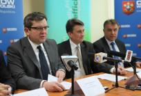 od lewej: J. Urbaniak, D. Adamek, Z. Kujawa