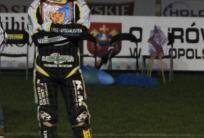 na fot.: Kenneth Hansem jeszcze w barwach Speedway Wandy Kraków z 2014 roku