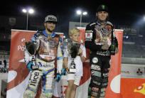 na fot. Artiom Łaguta (2. miejsce), Tai Woffinden (1. miejsce)