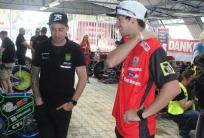 na fot. Australijczycy w barwach obu zespołach: Troy Batchelor (z lewej) i Sam Masters (z prawej)