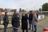 na fot.: W środę odbyła się wizytacja przedstawicieli Speedway Ekstraligi na Stadionie Miejskim.