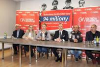 na fot. Władze miasta zapewniły na konferencji, że Stadion Miejski będzie gotowy na niedzielny mecz