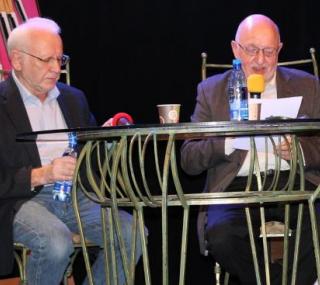 na fot. od lewej: Paweł Brodowski / red. naczelny Jazz Forum, Jan Cegiełka / Radio Centrum