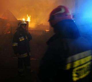 Janków Przygodzki: Akcja gaśniczo - ratunkowa / fot.: Mateusz Nele, OSP Zduny