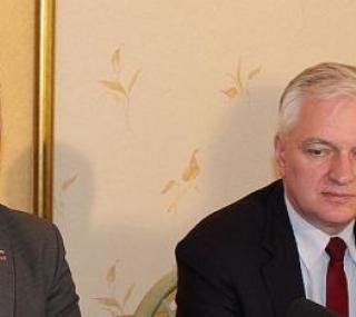 od lewej P. Lisowski, J. Gowin