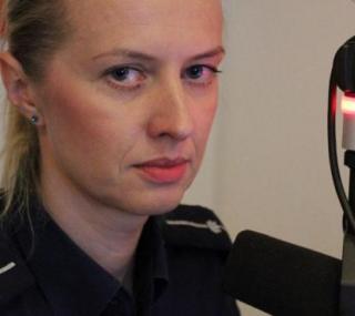 na fot. mł.asp. Anna Jaworska-Wojnicz / rzecznik kaliskiej policji