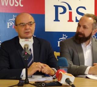 na fot.: od lewej radny Artur Kijewski / wiceprzewodniczący Tadeusz Skarżyński