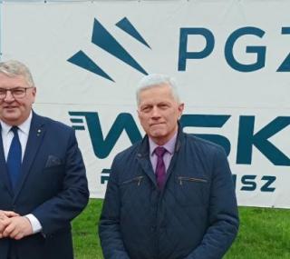 na fot. od lewej: Krzysztof Grabowski / wicemarszałek Województwa Wielkopolskiego; Andrzej Grzyb / poseł
