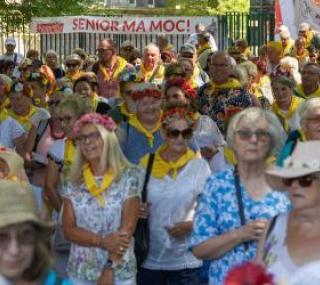 na fot. Tak bawili się seniorzy podczas ubiegłorocznych krakowskich senioraliów / fot. Uniwersytet Papieski Jana Pawła II w Krakowie
