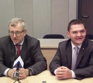 od lewej Marek Siwiec, Dariusz Witoń
