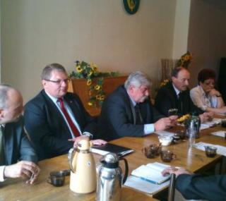od lewej: K. Nosal, K. Grabowski, H. Kasprzak, J. Majewski, H. Kwiecińska