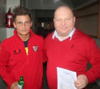 od lewej: Nicklas Porsing i Mirosław Wodniczak