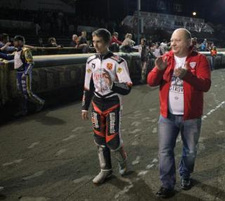 od lewej: Maksym Drabik i Mirosław Wodniczak