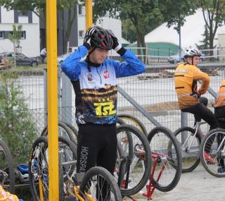 na fot.: Bartosz Grabowski - mistrz Polski seniorów w speedrowerze 2017.