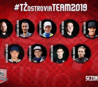 na fot. Kadra TŻ Ostrovia na sezon 2019