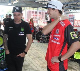na fot. Australijczycy w barwach obu zespołach: Troy Batchelor (z lewej) i Sam Masters (z prawej)
