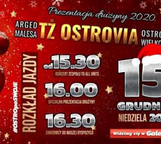 na fot: Prezentacja drużyny Arged Malesa TŻ Ostrovia odbędzie się 15 grudnia; fot. Facebook TŻ Ostrovia.