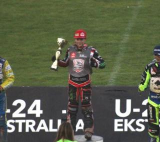 na fot: Paweł Sitek pierwszy raz stanął na najwyższym stopniu podium