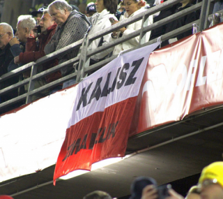 na fot. Na Motoarenie zasiedli również fani z Kalisza i Koźmina