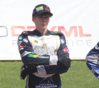 na fot.: Paweł Sitek podczas prezentacji w Pardubicach