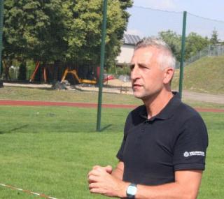 na fot: Michał Walczak – trener lekkoatletów KS Stal LA Ostrów