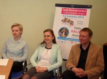 Od lewej: organizatorzy - Magda Mituła, Marlena Witman, Rafał Kulig.